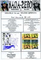 page 01, projet "Rat de bibliothèque", et "les yeux des arbres", art postal, Giovanni StraDa Da Ravenna, Jean-Hugues